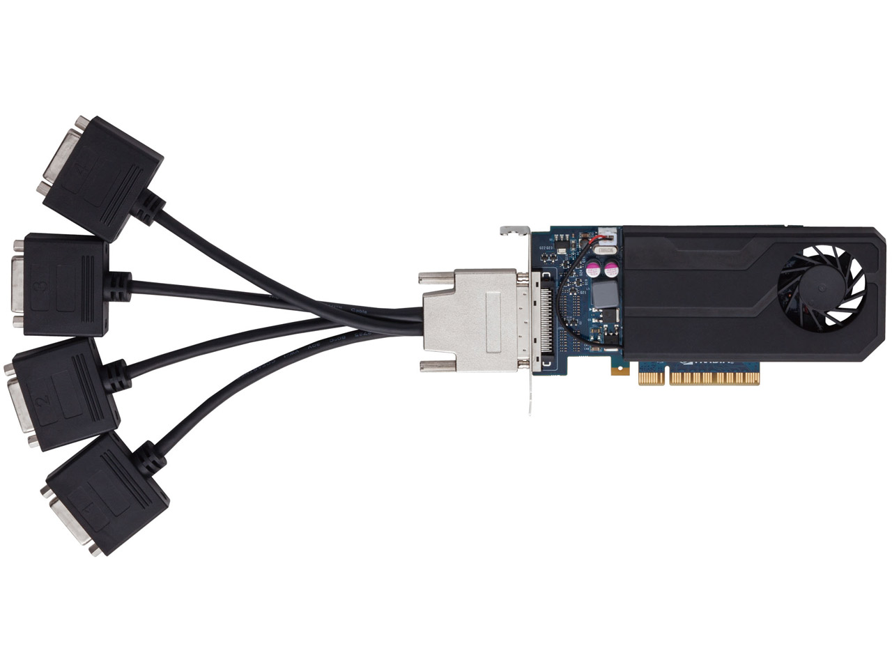 GF-QUAD-DISP/4DVI/LP [PCIExp 1GB]