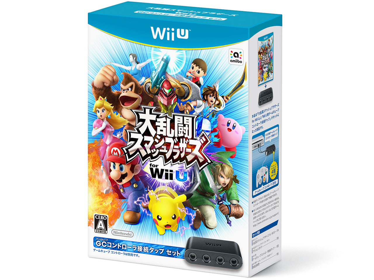 価格.com - 大乱闘スマッシュブラザーズ for Wii U ゲームキューブコントローラ接続タップセット の製品画像