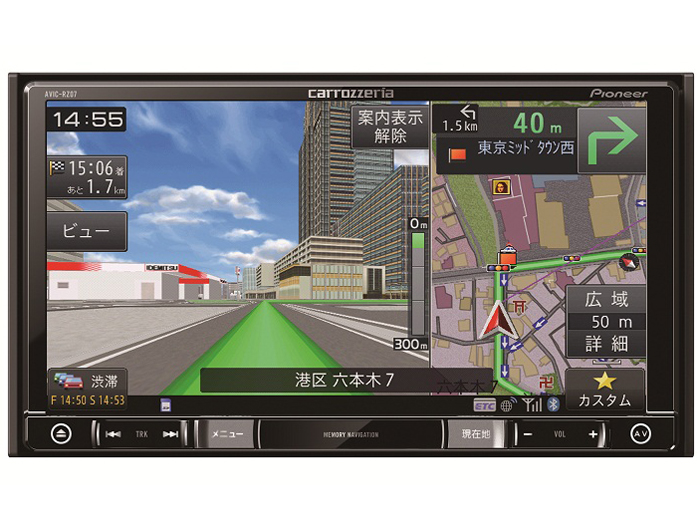 パイオニア 楽ナビ AVIC-RZ07 価格比較 - 価格.com