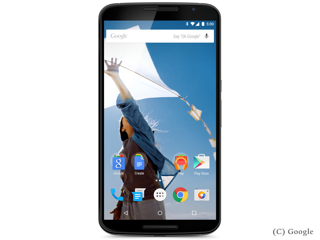 Nexus 6 32GB ���C���o�C�� [�N���E�h �z���C�g] �̐��i�摜