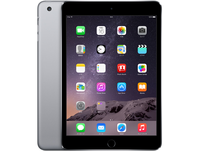 iPad mini 3 Wi-Fiモデル 128GB MGP32J/A [スペースグレイ]の製品画像