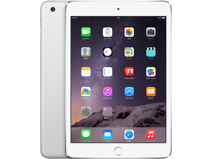 iPad mini 3 Wi-Fi+Cellular 64GB docomo [�V���o�[] �̐��i�摜