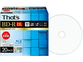 BR-V50WWP20SC [BD-R DL 4�{�� 20���g] �̐��i�摜