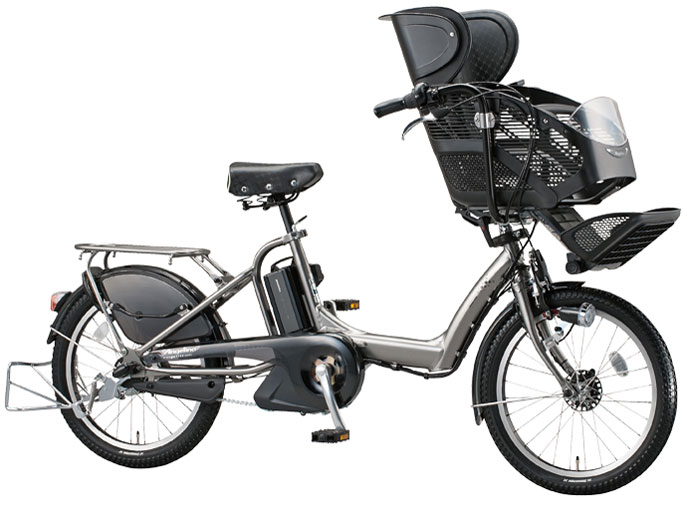 [548]セール！送料無料 電動自転車 アンジェリーノ プティット 地域限定 ブリヂストン アンジェリーノプティット 三人乗り 子供乗せ 8