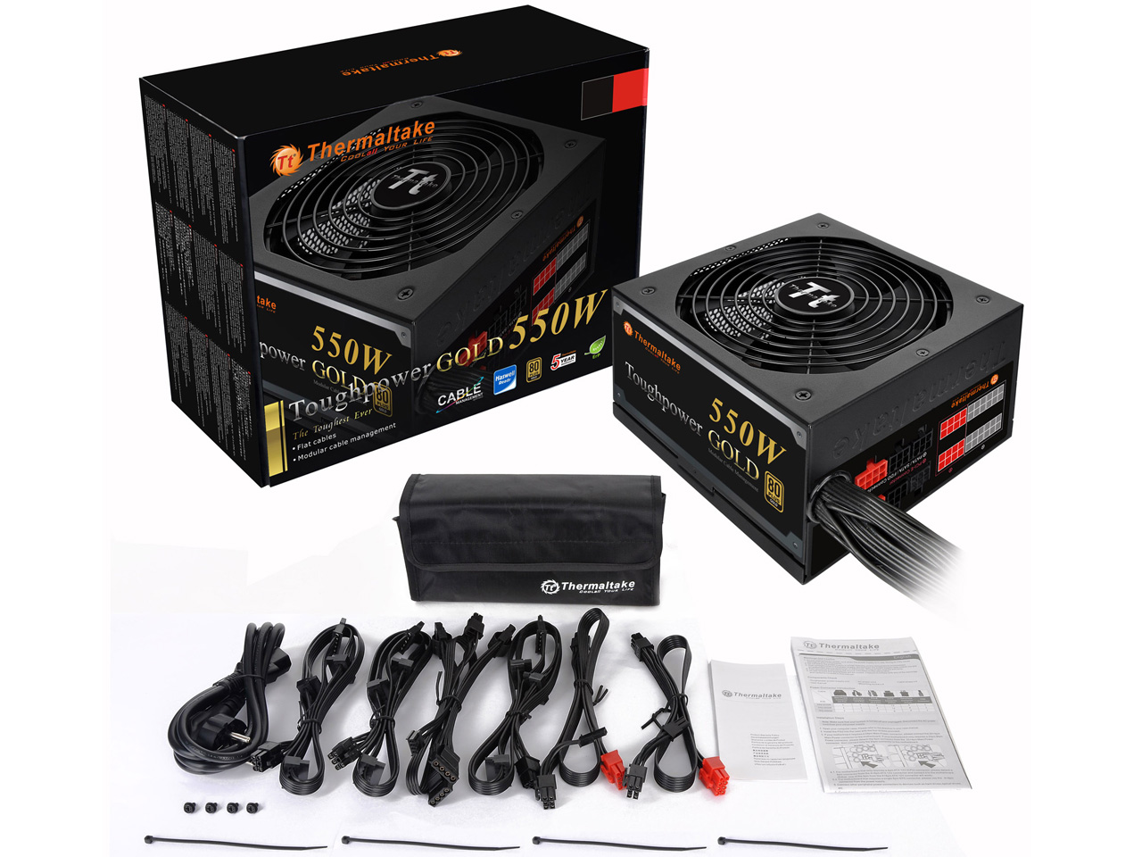 Toughpower 550W GOLD PS-TPD-0550MPCGJP-1 [Black]