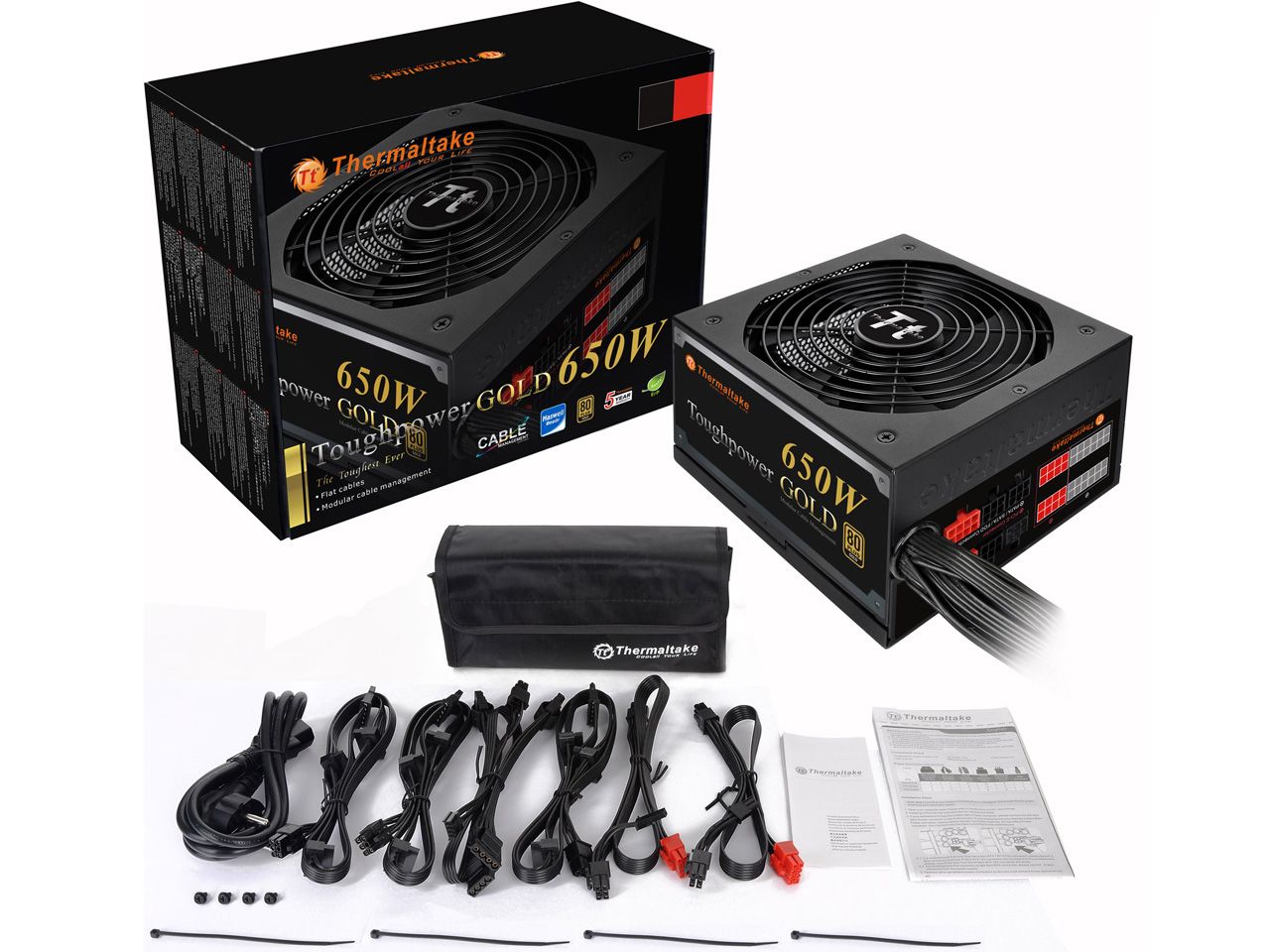 Toughpower 650W GOLD PS-TPD-0650MPCGJP-1 [Black]