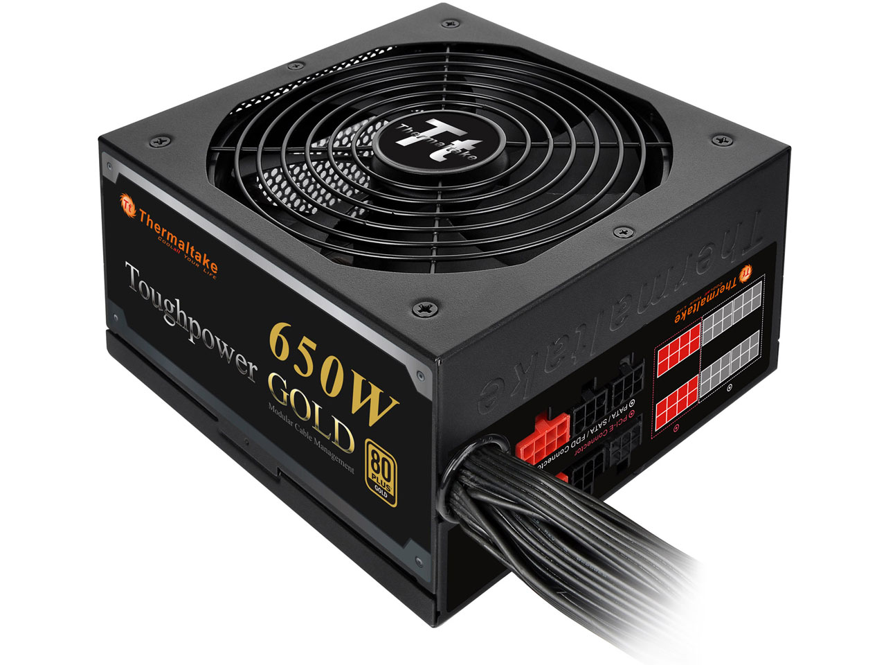Toughpower 650W GOLD PS-TPD-0650MPCGJP-1 [Black] �̐��i�摜