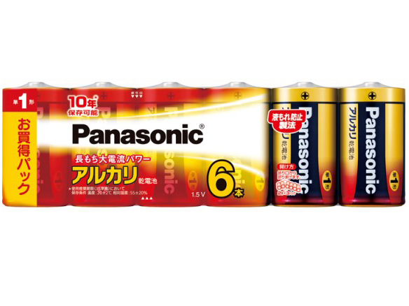 �A���J�����d�r �P1�` 6�{�p�b�N LR20XJ/6SW �̐��i�摜