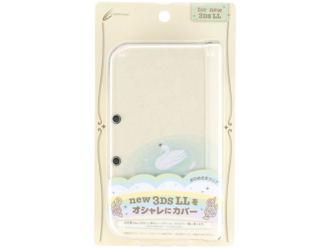 驚きの値段で New3DS用 きらきらカバー2 おひめさまクリア