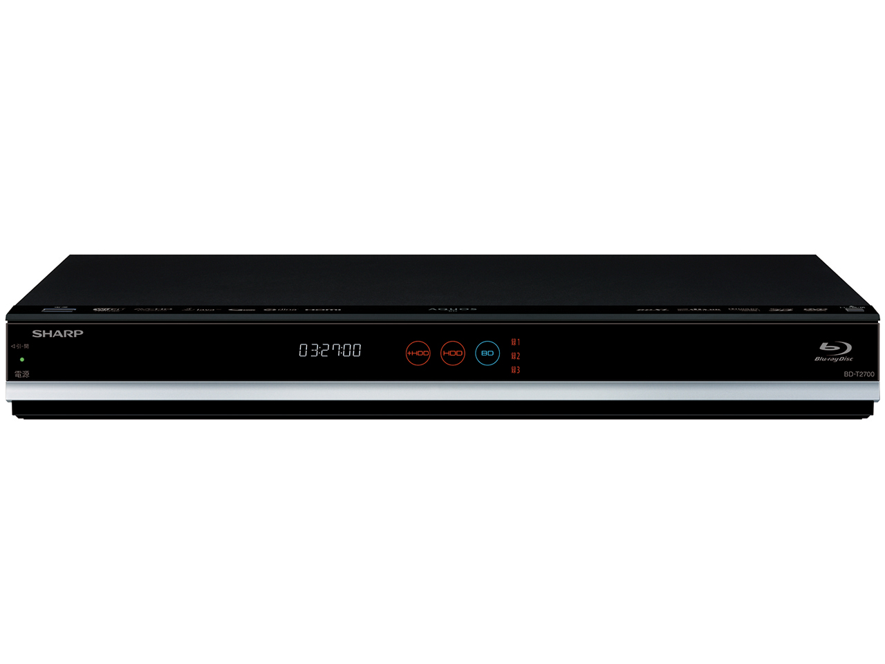 SHARP BDレコーダーBD-T2700 HDD:3TB 3Tチューナー シャープ AQUOSブルーレイ BD-T2700 価格比較 - 価格.com