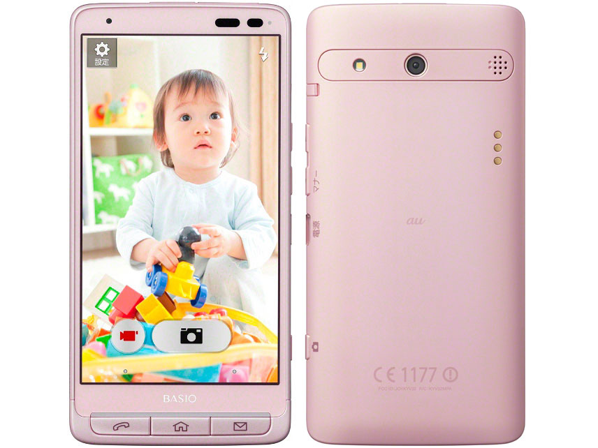 BASIO KYV32 au [�s���N] �̐��i�摜