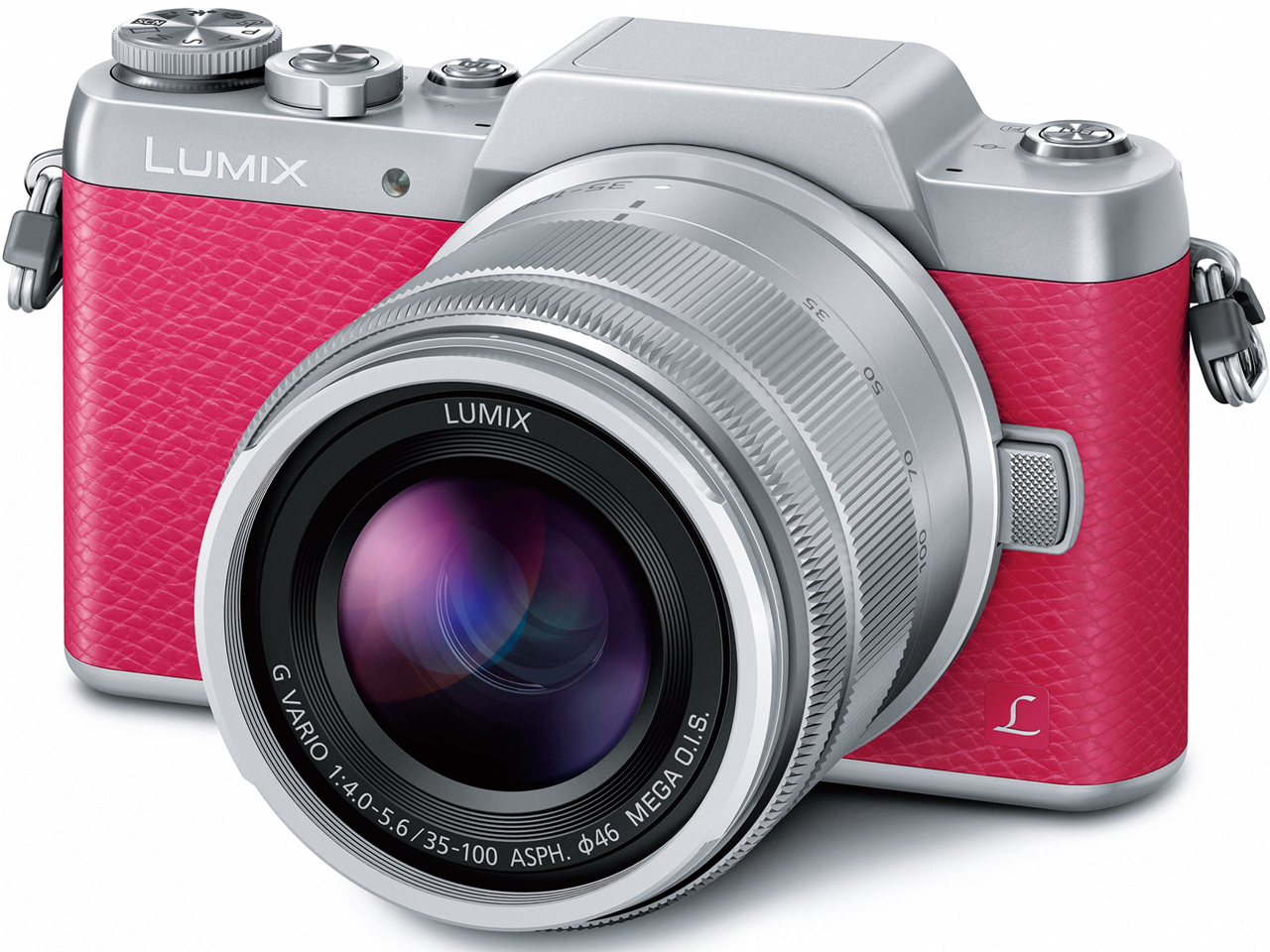 価格.com - 『本体 斜め1』 LUMIX DMC-GF7W-P ダブルズームレンズ