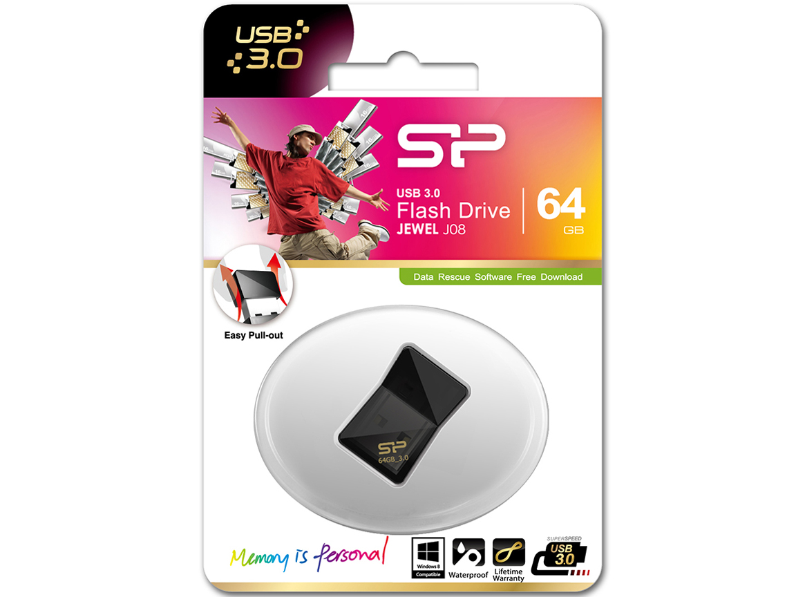 Jewel J08 SP064GBUF3J08V1K [64GB �u���b�N]