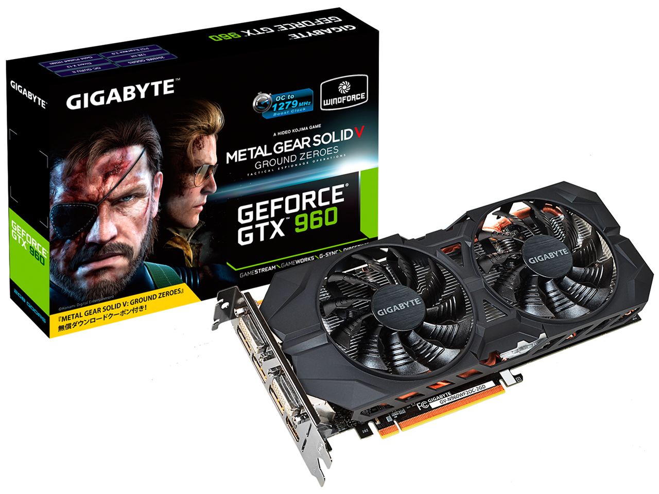 GV-N960WF2OC-2GD-GA [PCIExp 2GB] �̐��i�摜