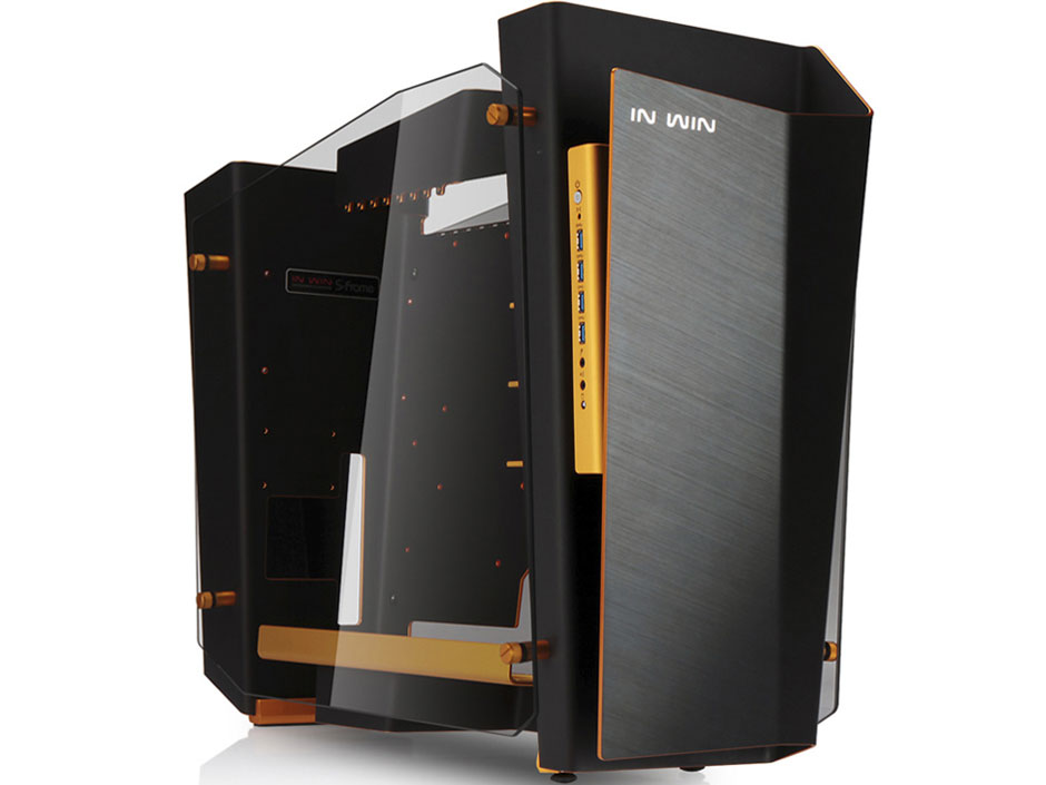 PCケース イン・ウィン IW-CF05G 805C-Gold IN WIN 805 GOLD Black Computer Case - Newegg.com