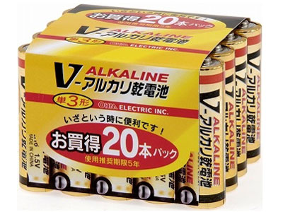 V�V���[�Y �A���J�����d�r �P3�` 20�{�p�b�N OHMLR6/20S/V �̐��i�摜