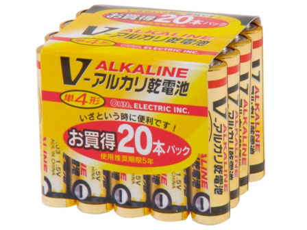 V�V���[�Y �A���J�����d�r �P4�` 20�{�p�b�N OHMLR03/20SV �̐��i�摜
