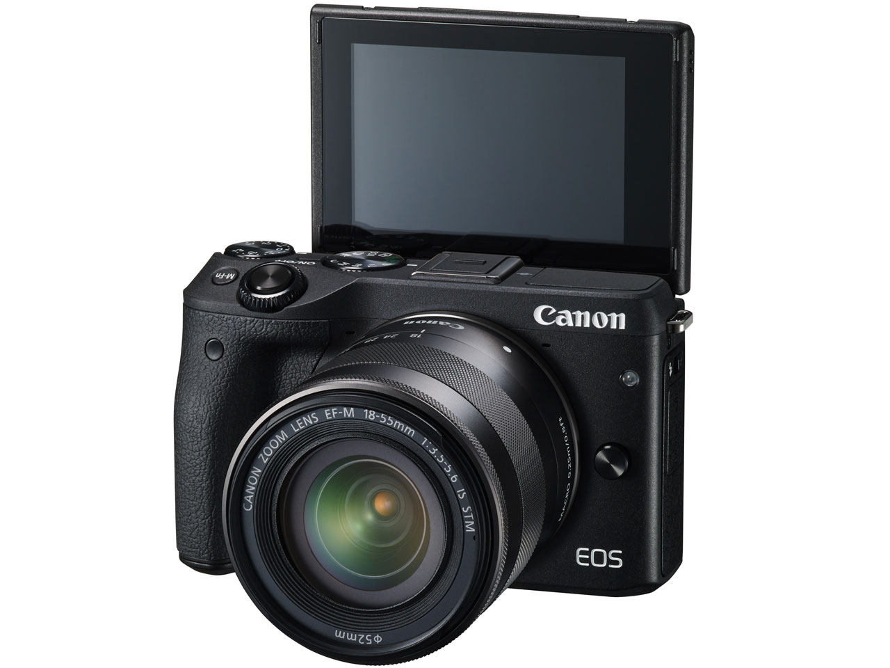 EOS M3 EF-M18-55 IS STM �����Y�L�b�g [�u���b�N]