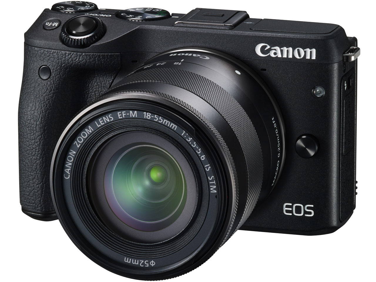 価格 Com 本体 正面2 Eos M3 ダブルレンズキット ブラック の製品画像