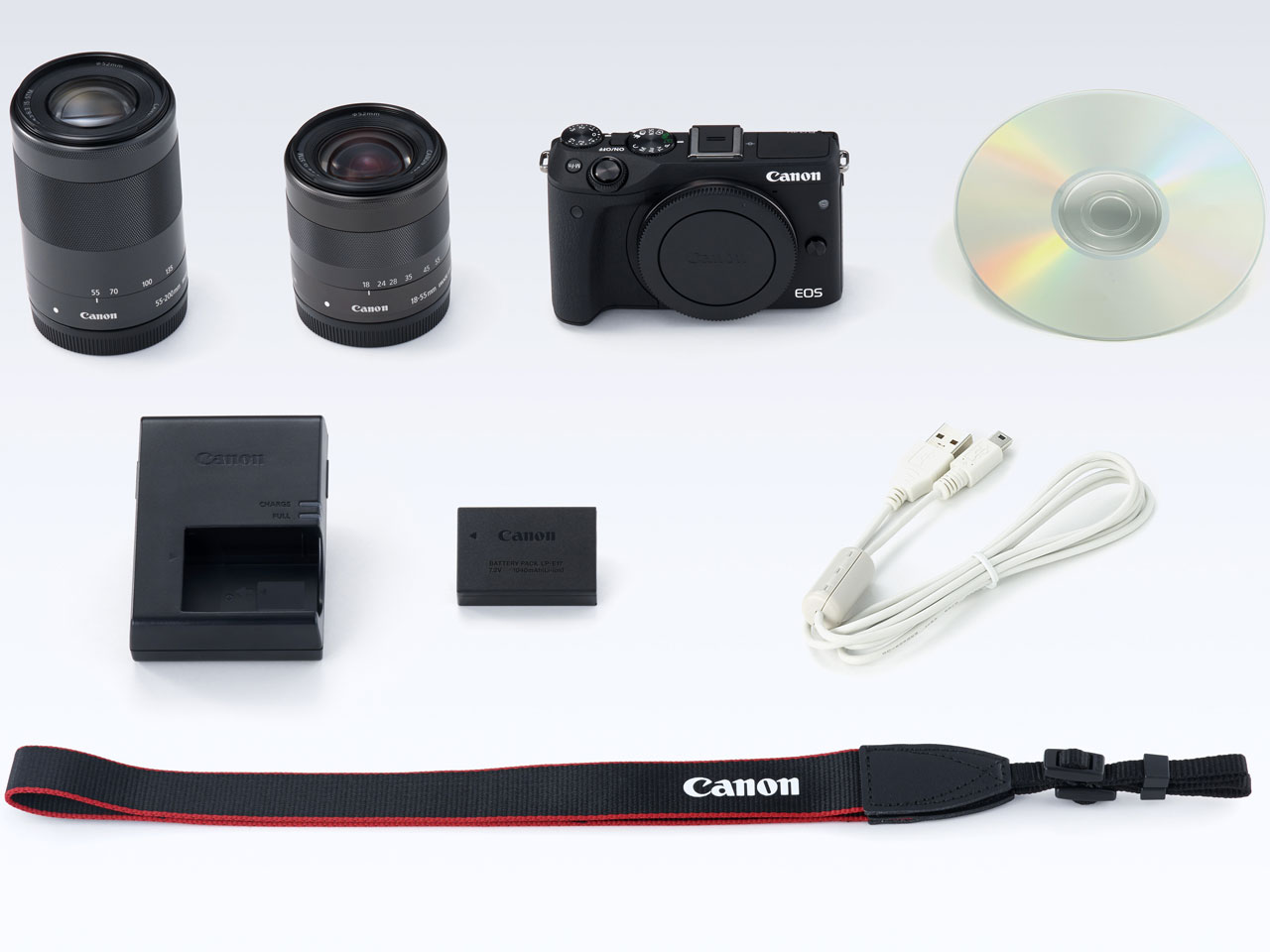 EOS M3 �_�u���Y�[���L�b�g [�u���b�N]