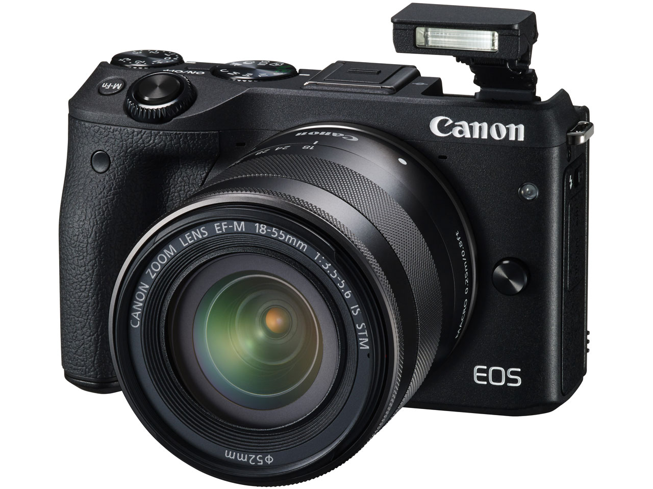 EOS M3 EF-M18-55 IS STM �����Y EVF�L�b�g [�u���b�N]