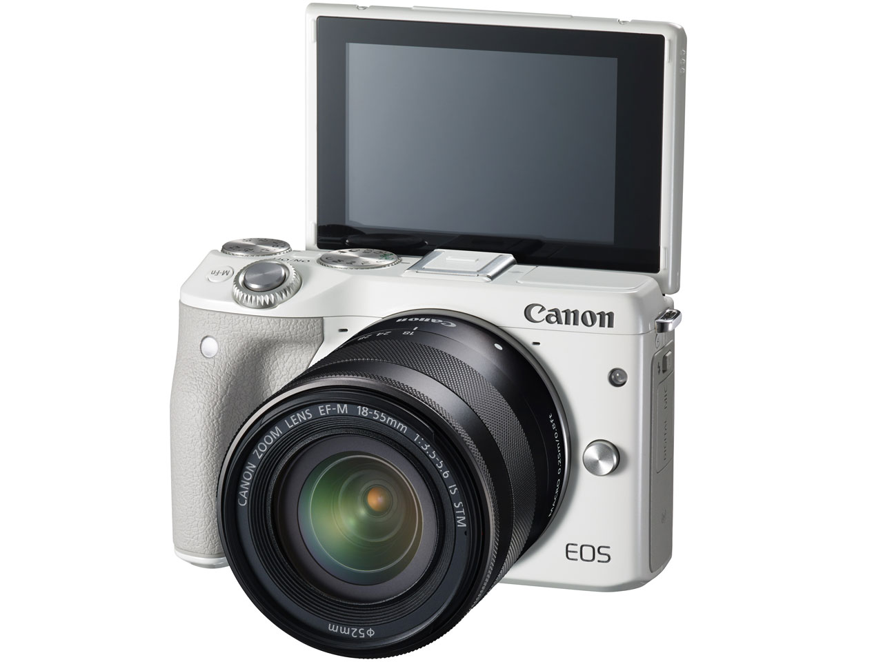 EOS M3 EF-M18-55 IS STM �����Y EVF�L�b�g [�z���C�g]