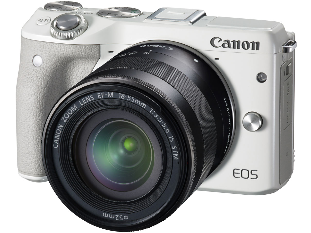 EOS M3 EF-M18-55 IS STM �����Y EVF�L�b�g [�z���C�g]