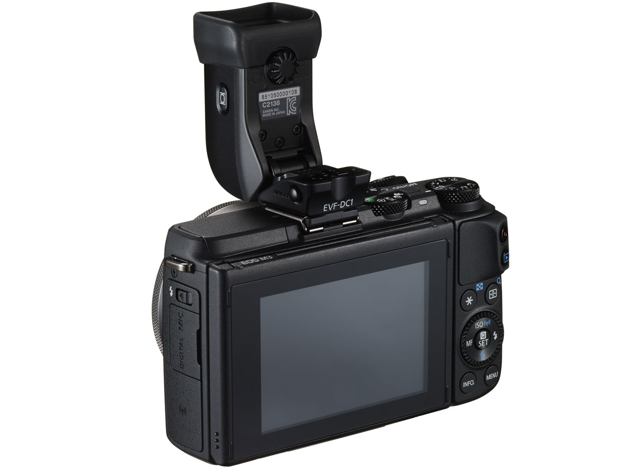EOS M3 �_�u�������Y EVF�L�b�g [�u���b�N]