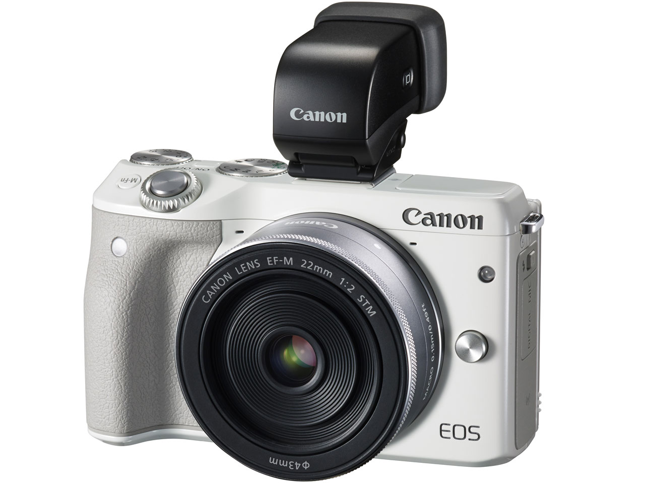 EOS M3 �_�u�������Y EVF�L�b�g [�z���C�g] �̐��i�摜