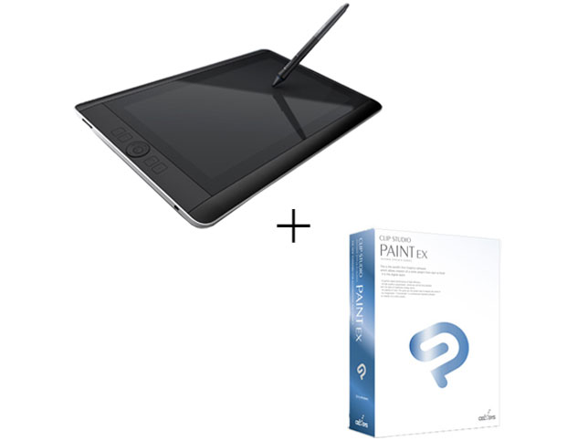 Cintiq Companion set-DTH-W1300H/K0-CLIPEX-2 CLIP STUDIO PAINT EX(DL��)�Z�b�g �̐��i�摜