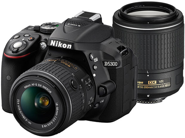 Nikon - 美品 Nikon D5300 ダブルズームレンズキット 18-55 55-200 NIKON D5300 ダブルズームキット 18-55 II / 55-200 II - 新潟県