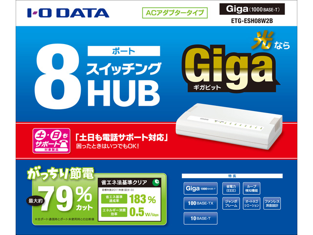 ETG-ESH08W2B [�z���C�g]