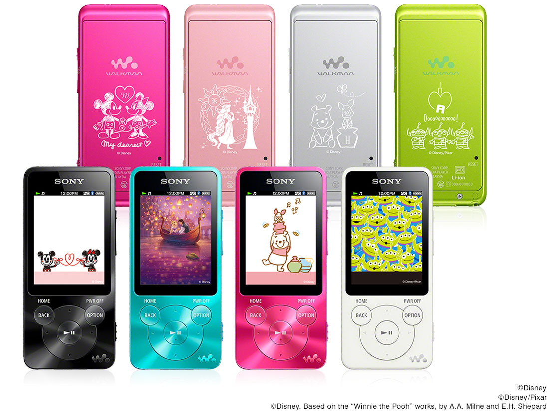 NW-S14/HEARTFUL �E�H�[�N�}�� S�V���[�Y Disney�L�����N�^�[ Heartful Collection [8GB]