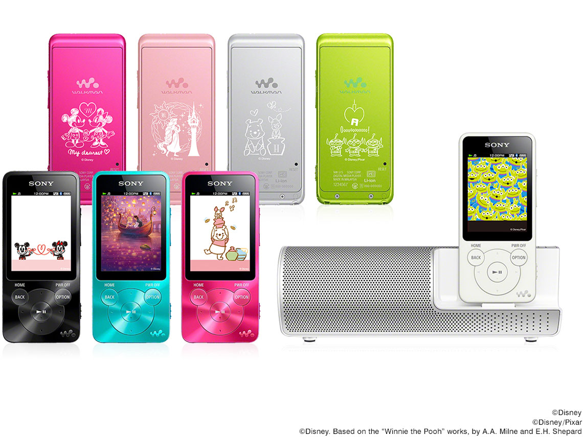 NW-S14K/HEARTFUL �E�H�[�N�}�� S�V���[�Y Disney�L�����N�^�[ Heartful Collection [8GB]