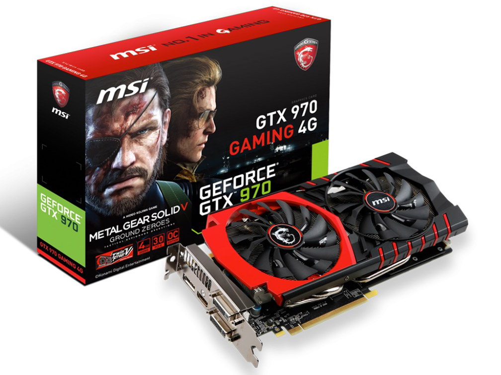 GTX 970 GAMING 4G MGSV [PCIExp 4GB] �̐��i�摜