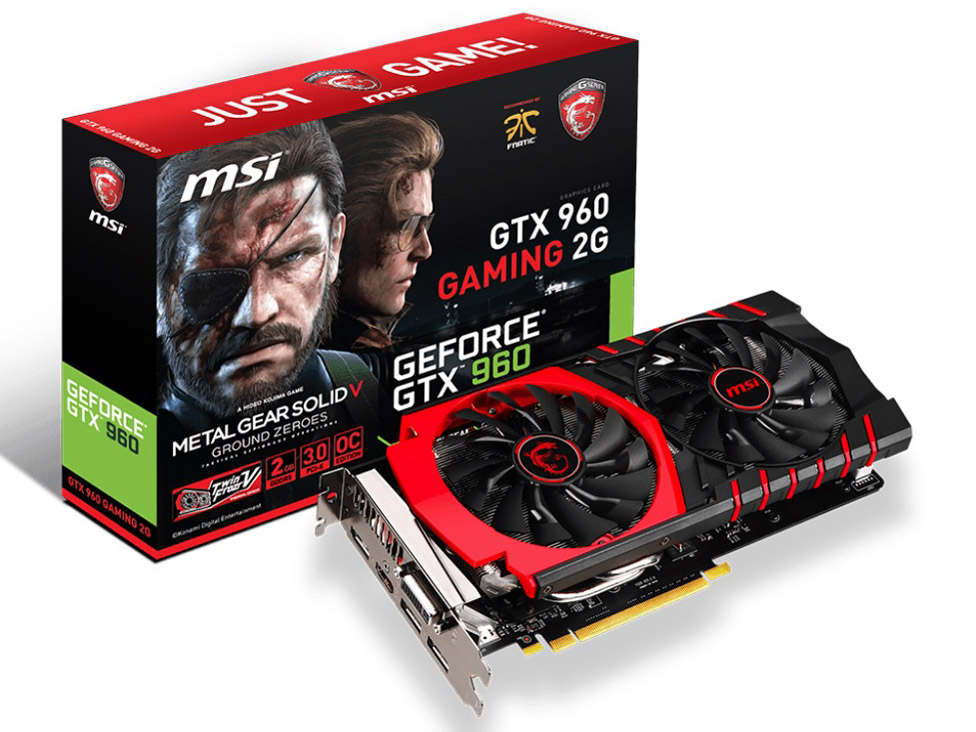 GTX 960 GAMING 2G MGSV [PCIExp 2GB] �̐��i�摜