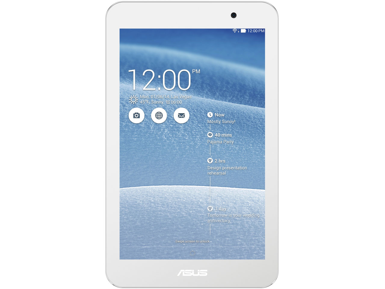 ASUS MeMO Pad 7 ME176C2-WH16 [�z���C�g] �̐��i�摜