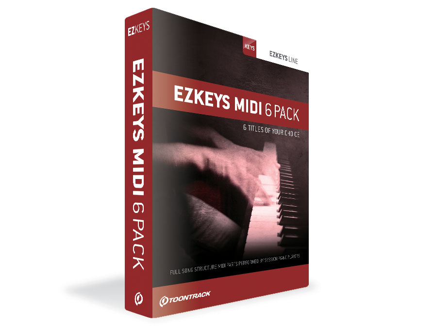 EZKEYS MIDI 6PACK �̐��i�摜