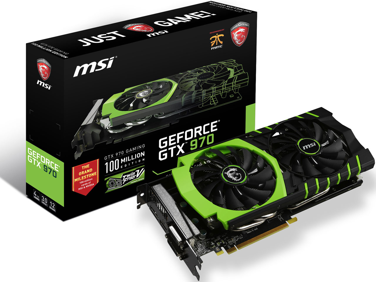 GTX 970 GAMING 100ME [PCIExp 4GB] �̐��i�摜