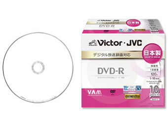 VD-R120CJ10 [DVD-R 16�{�� 10���g] �̐��i�摜