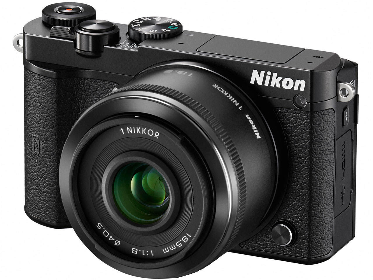 価格.com - 『本体 正面1』 Nikon 1 J5 ダブルレンズキット [ブラック] の製品画像