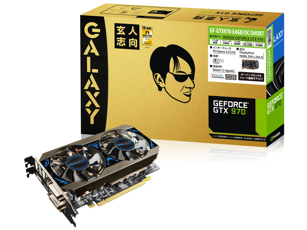GF-GTX970-E4GB/OC/SHORT [PCIExp 4GB] �̐��i�摜
