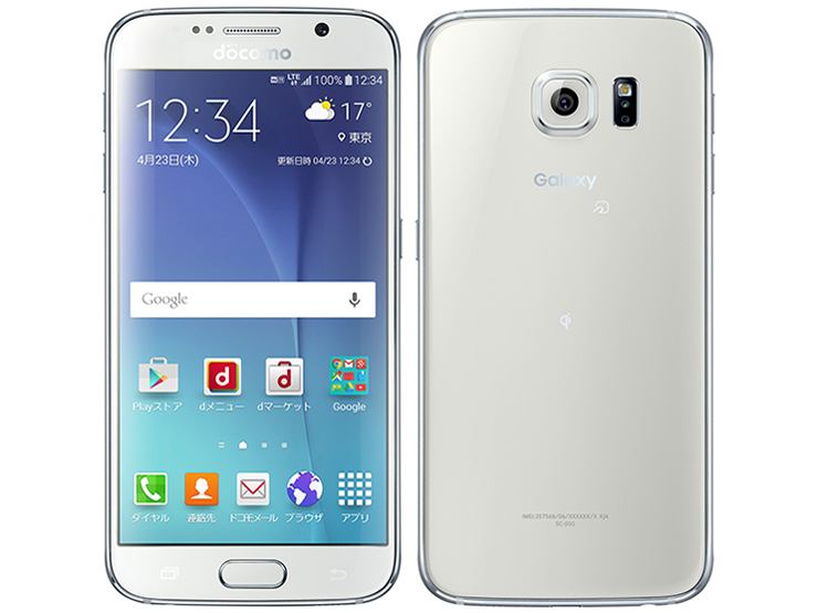 Galaxy S6 SC-05G docomo [White Pearl] �̐��i�摜