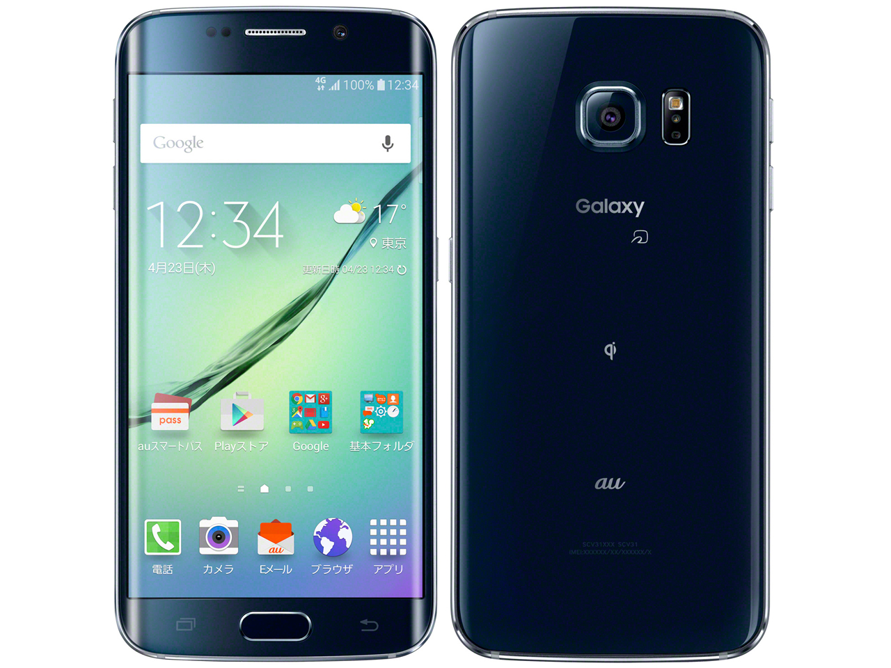 Galaxy S6 edge SCV31 64GB au [�u���b�N �T�t�@�C�A] �̐��i�摜
