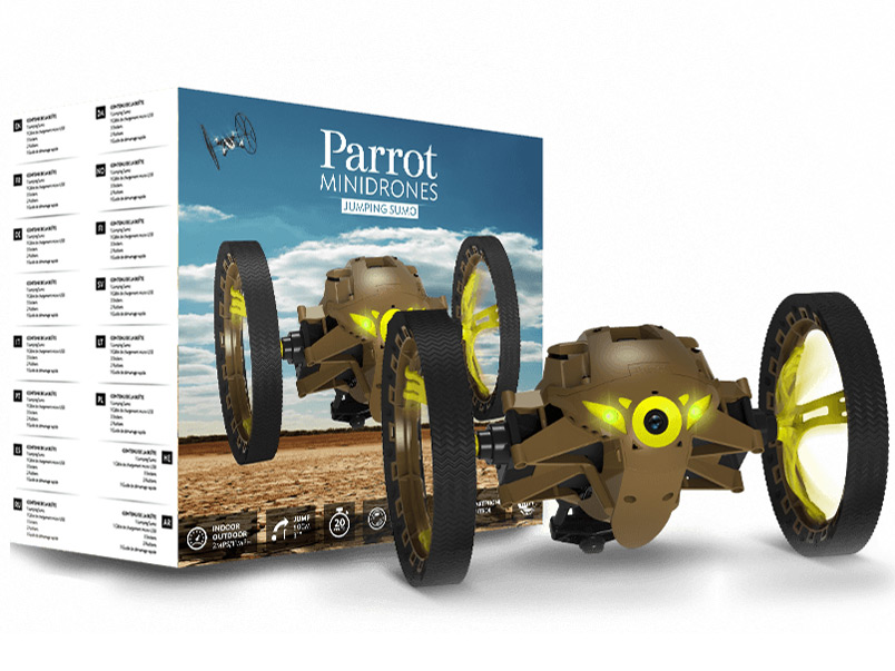 MiniDrones Jumping Sumo PF724032 [�J�[�L�[�u���E��]