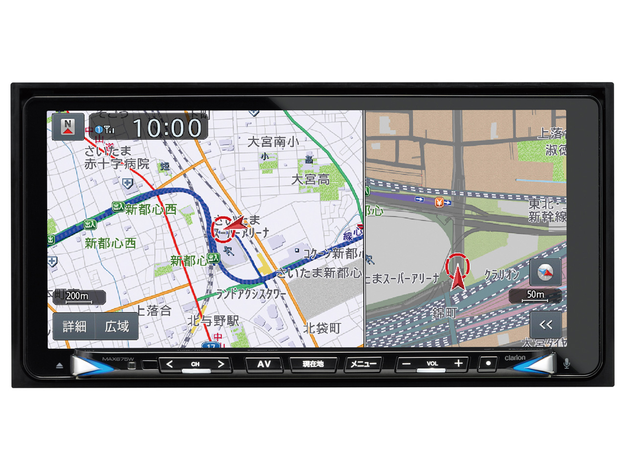 �X�[�p�[���C�h�i�r MAX675W �̐��i�摜