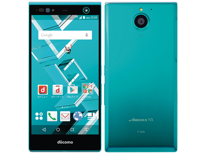 ARROWS NX F-04G docomo [Iris Green] �̐��i�摜