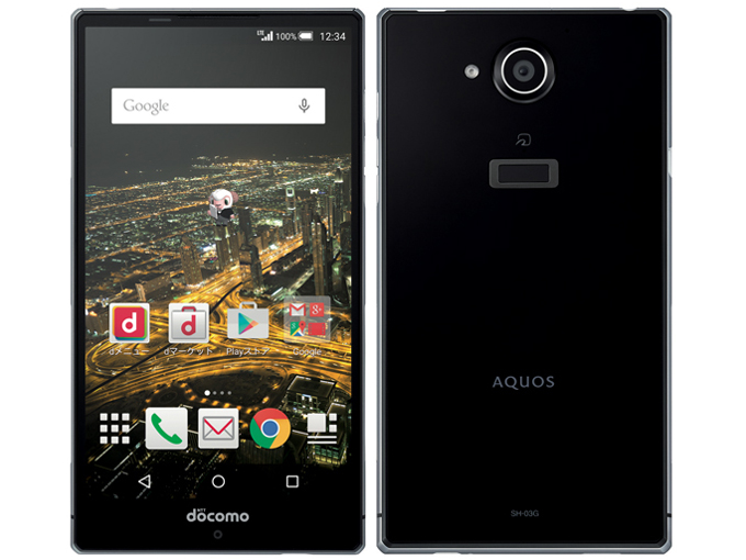AQUOS ZETA SH-03G docomo [Black] �̐��i�摜
