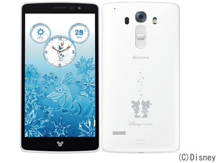 Disney Mobile on docomo DM-01G [Pure White] �̐��i�摜