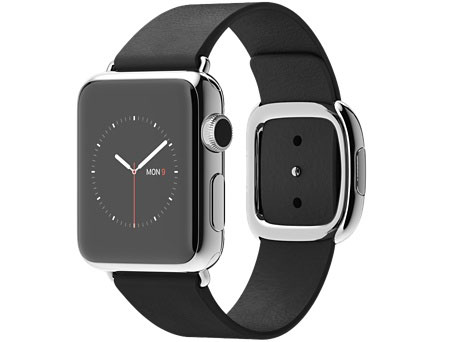 Apple Watch 38mm M�T�C�Y MJYL2J/A [�u���b�N���_���o�b�N��] �̐��i�摜